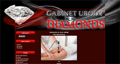 Desktop Screenshot of gabinet-diamonds.pl